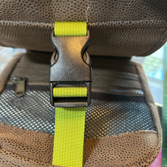 HAIKU VEGAN BROWN, BLUE AND GREEN BELT BAG - Picture 4 of 4